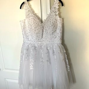 Wedding Reception dress - bright white NWT